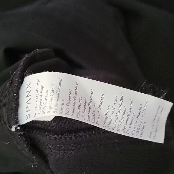 Spanx Jeanish ankle leggings black Size Small - Picture 3 of 8